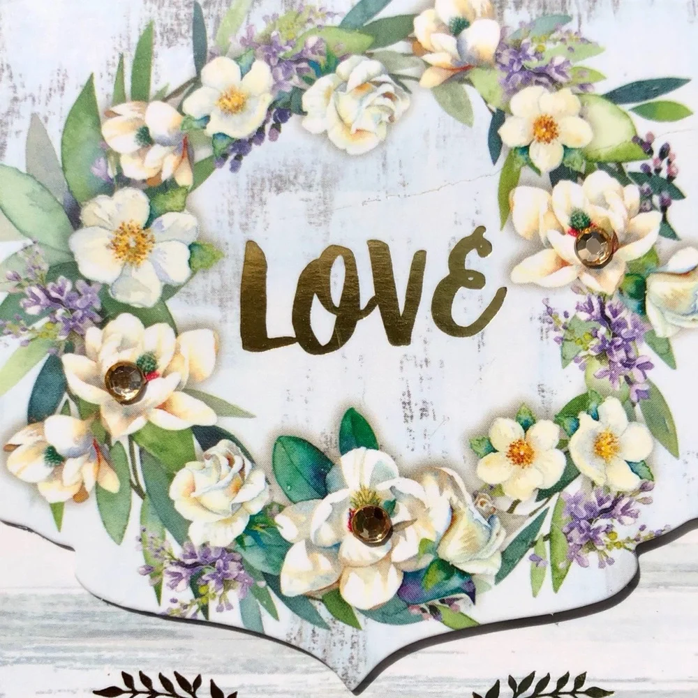 Punch Studio Embellished Mini Notepad ~ Love is Homemade (60759)